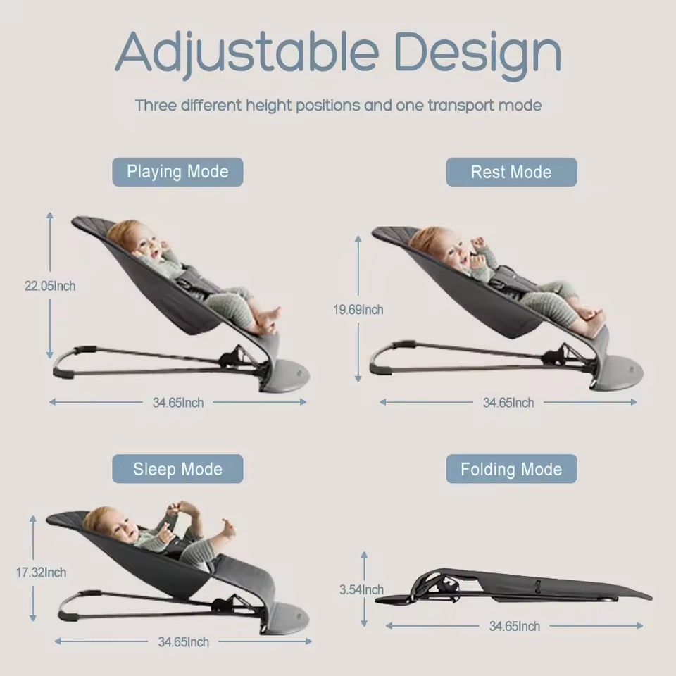Baby Rocking Chair Foldable Ba - đánh giá và giá Baby Swing Bouncer