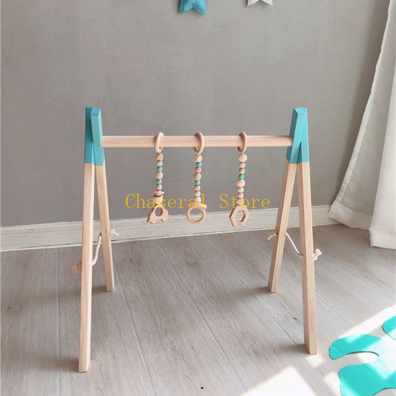 E7CE Bắc Âu Đơn Giản Bằng Gỗ T - đánh giá và giá Baby Swing Bouncer