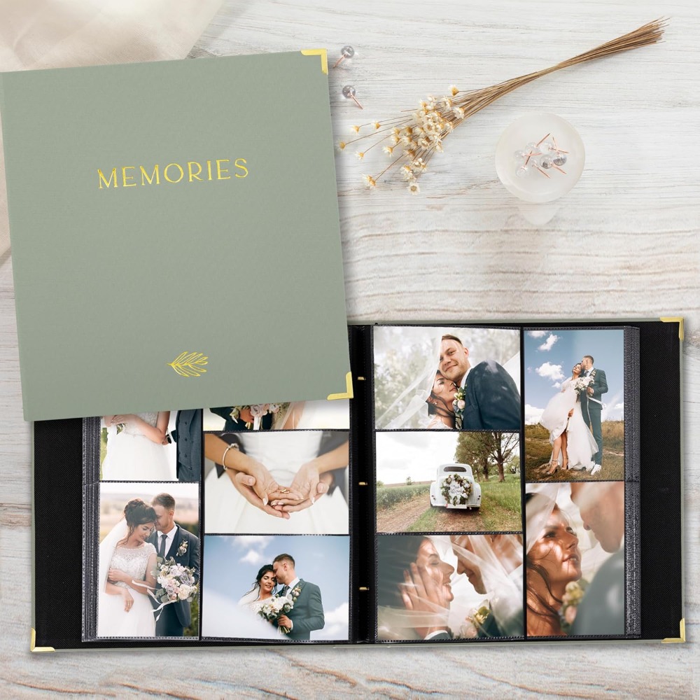 Linen Photo Album for 4x6 Phot - đánh giá và giá Baby Products Pictures