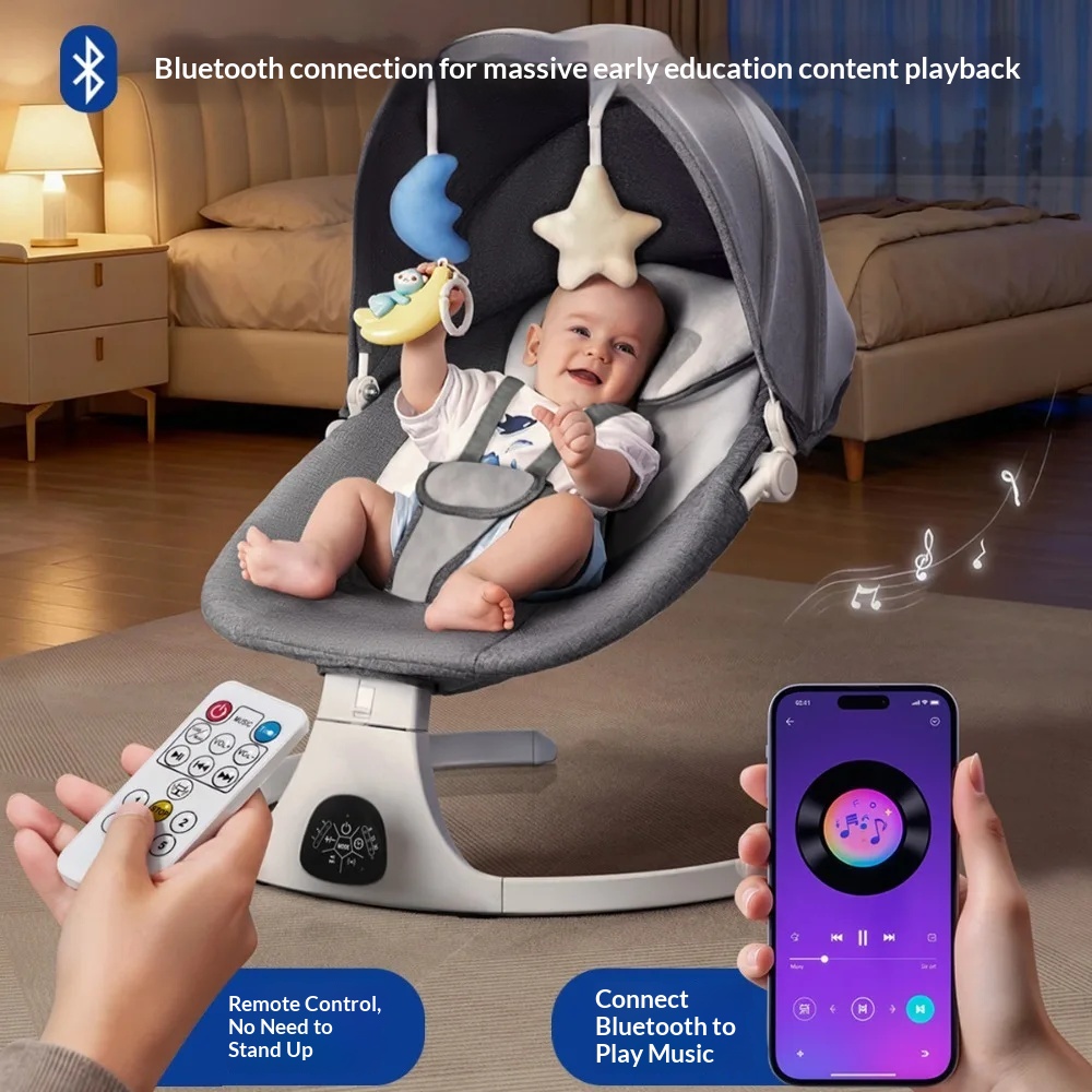 Electric Baby Rocking Chair wi - đánh giá và giá Baby Swing Bouncer