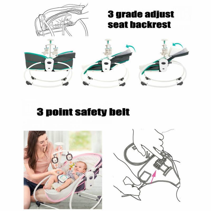 5 In 1 Baby Rocker Infant Swin - đánh giá và giá Baby Swing Bouncer