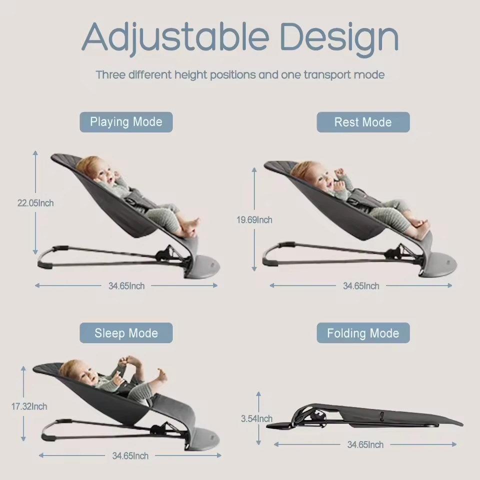 Foldable Baby Rocking Chair wi - đánh giá và giá Baby Swing Bouncer